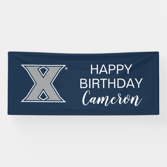 Xavier University | Birthday Banner | Zazzle.com