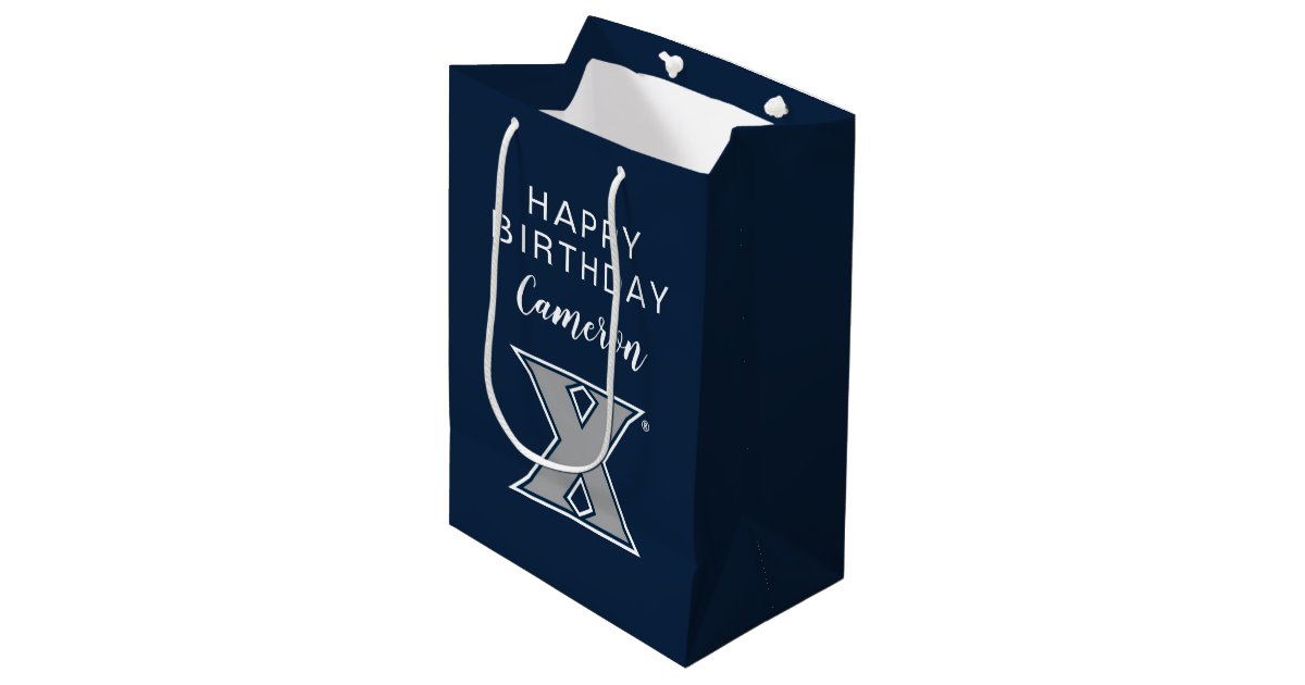 Xavier University Birthday Medium Gift Bag Zazzle