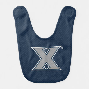 Xavier University Carbon Fiber Pattern Baby Bib