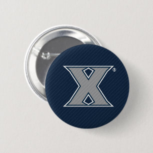 Xavier University Carbon Fiber Pattern Button