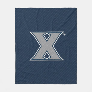 Xavier University Carbon Fiber Pattern Fleece Blanket
