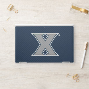 Xavier University Carbon Fiber Pattern HP Laptop Skin