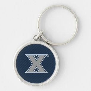 Xavier University Carbon Fiber Pattern Keychain