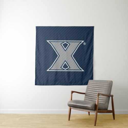 Xavier University Carbon Fiber Pattern Tapestry