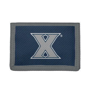 Xavier University Carbon Fiber Pattern Trifold Wallet