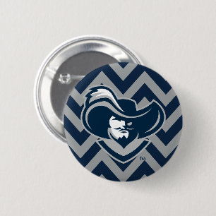 Xavier University Chevron Pattern Button