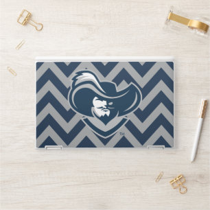 Xavier University Chevron Pattern HP Laptop Skin