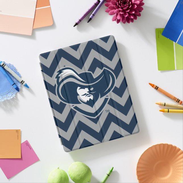 Xavier University Chevron Pattern iPad Smart Cover (In Situ)