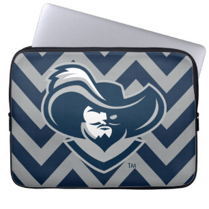 Xavier University Chevron Pattern Laptop Sleeve