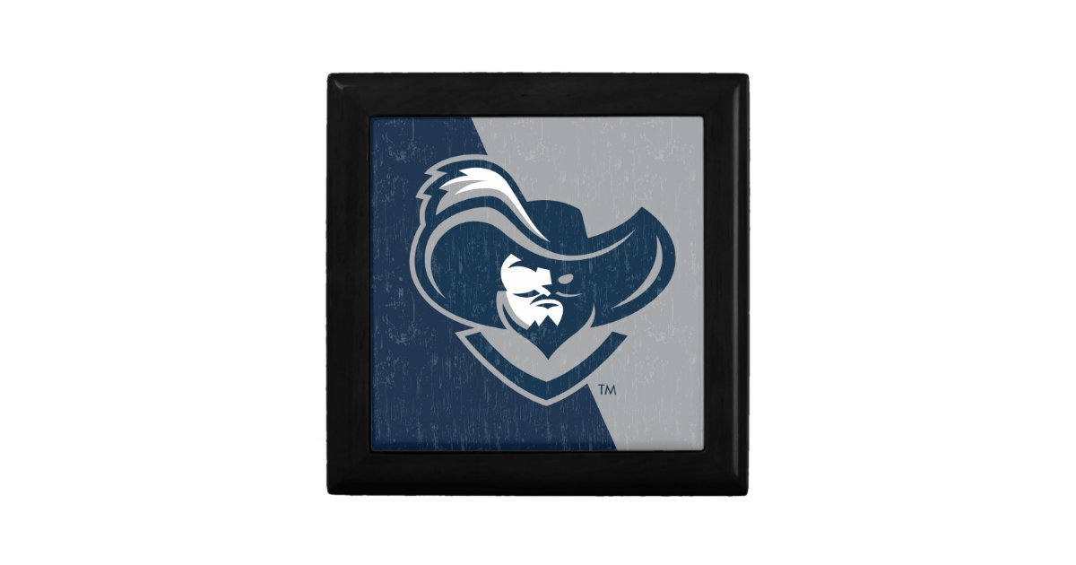 Xavier University Color Block Distressed Gift Box Zazzle
