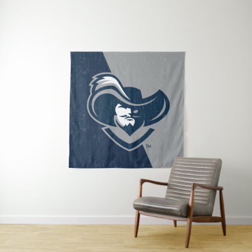 Xavier University Color Block Distressed Tapestry