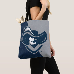 Xavier University Color Block Distressed Tote Bag