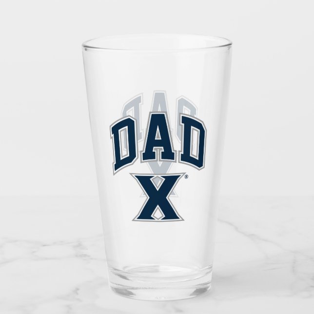 Xavier University Dad Glass (Front)