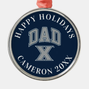 Xavier University Dad Metal Ornament