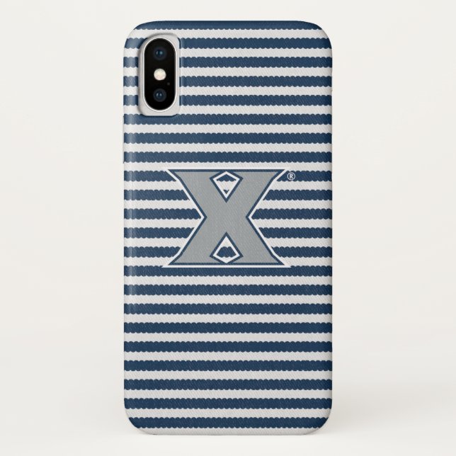 Xavier University Denim Case-Mate iPhone Case (Back)