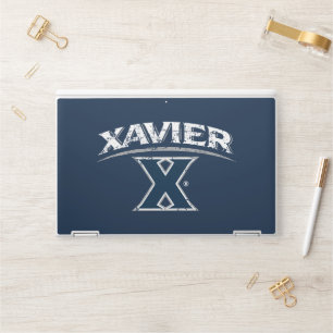 Xavier University Distressed HP Laptop Skin