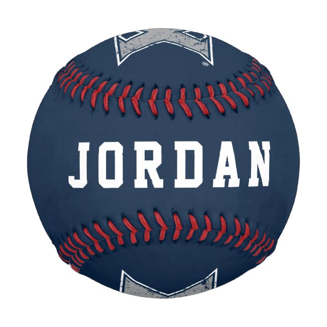 Xavier University Distressed Logo Baseball (Back)