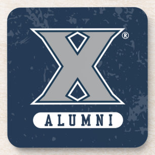 Xavier University Distressed Logo Beverage Coaster