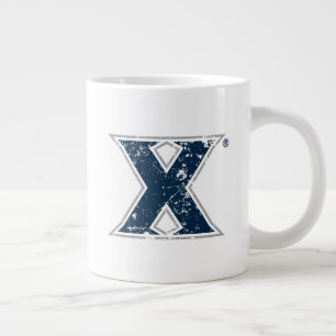 Xavier University Distressed Logo Giant Coffee Mug