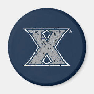 Xavier University Distressed Logo Magnet