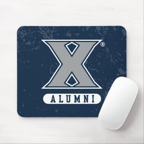 Xavier University Distressed Logo Mouse Pad