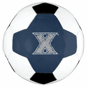 Xavier University Distressed Logo Soccer Ball