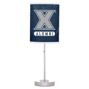 Xavier University Distressed Logo Table Lamp
