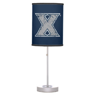 Xavier University Distressed Logo Table Lamp