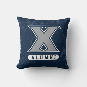 Xavier University Distressed Logo Throw Pillow