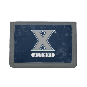 Xavier University Distressed Logo Trifold Wallet