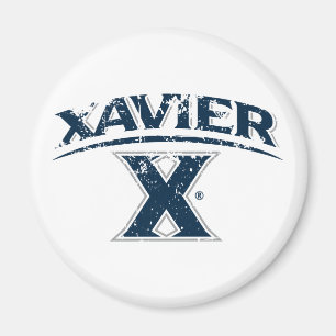 Xavier University Distressed Magnet
