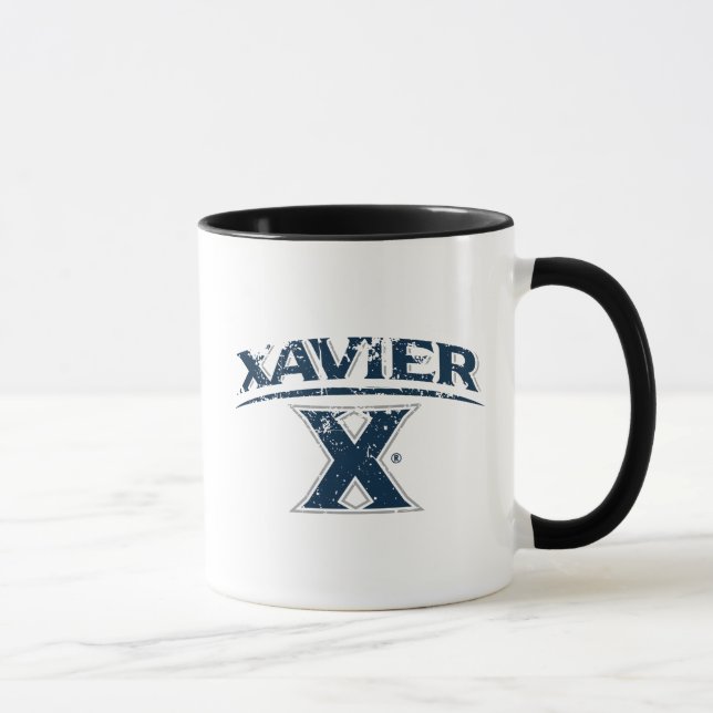 Xavier University Distressed Mug (Right)