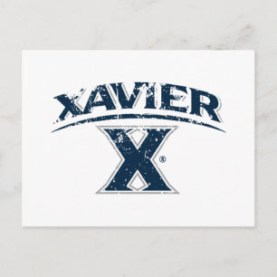 Xavier University Distressed Postcard