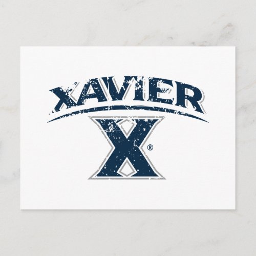 Xavier University Distressed Postcard
