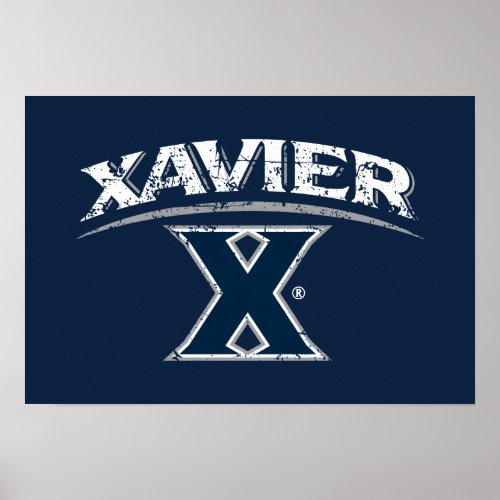 Xavier University Distressed Poster