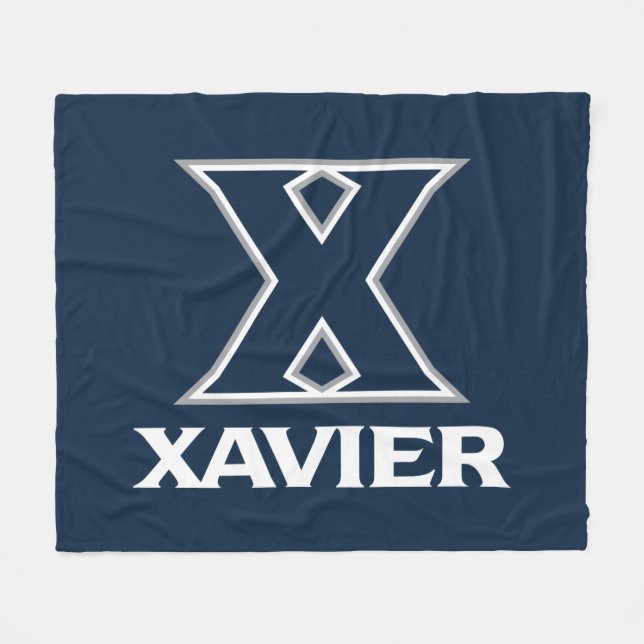 Xavier University Fleece Blanket (Front (Horizontal))