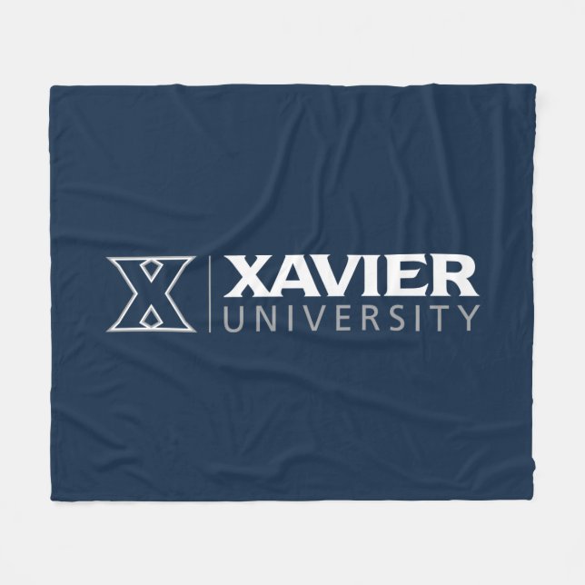 Xavier University Fleece Blanket (Front (Horizontal))