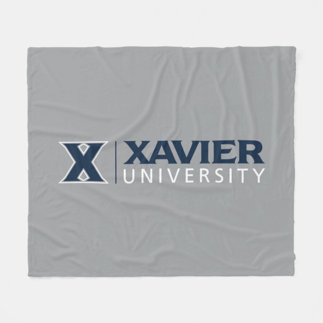 Xavier University Fleece Blanket (Front (Horizontal))