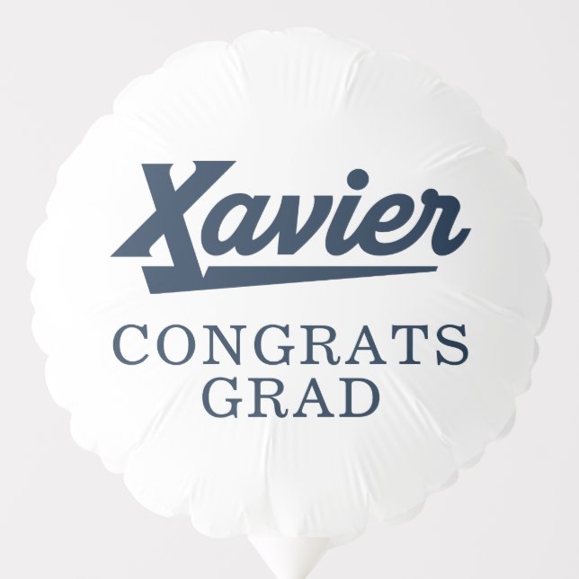 Xavier University Graduation Balloon (Front)