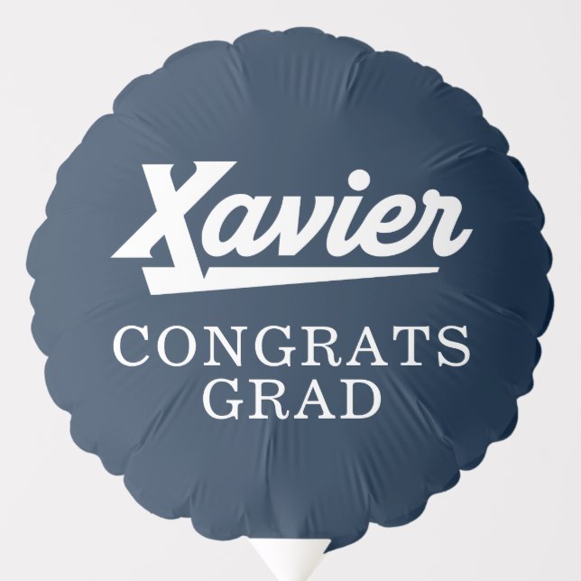 Xavier University Graduation Balloon (Front)