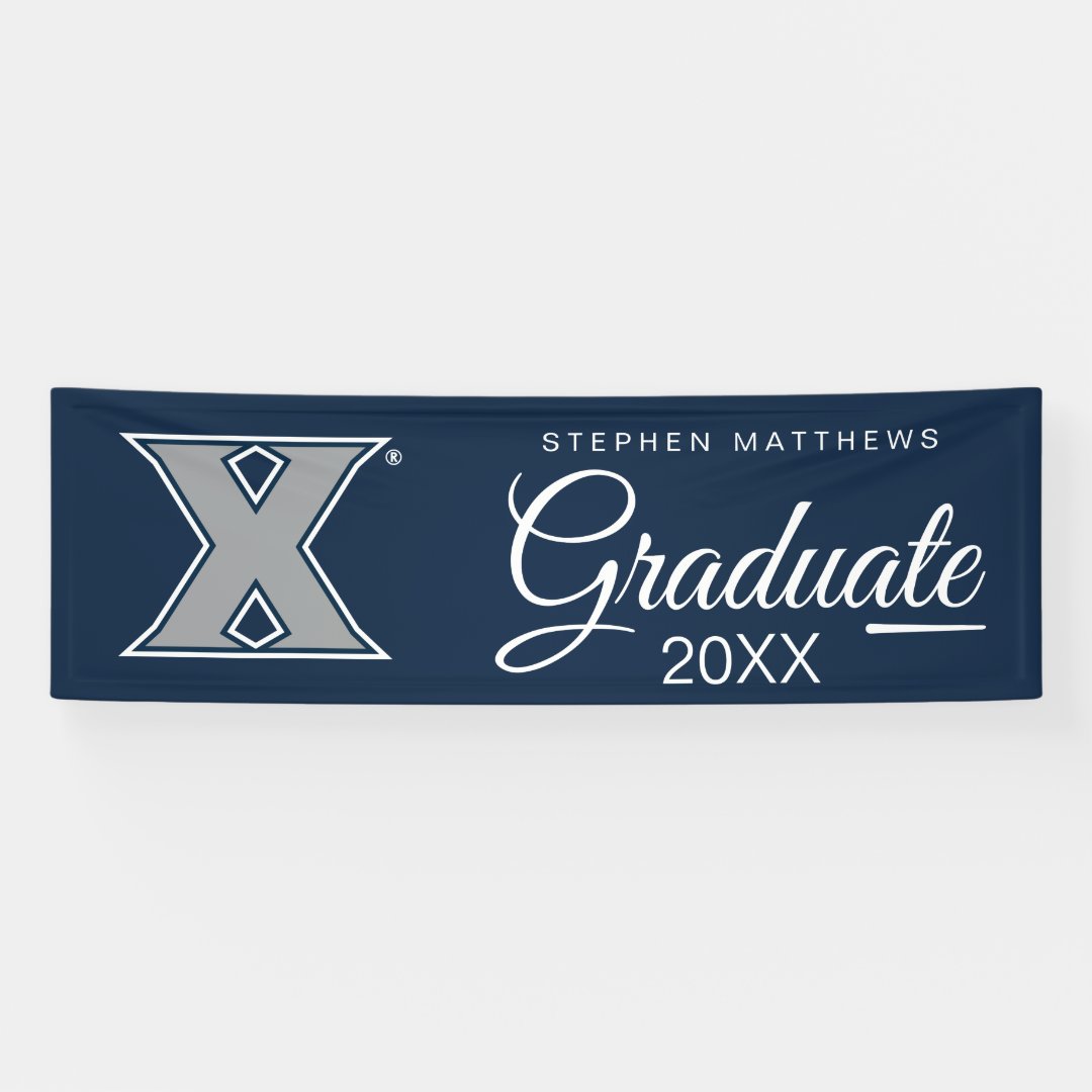 Xavier University Graduation Banner Zazzle