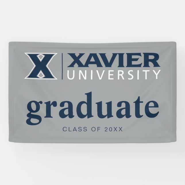 Xavier University Graduation Banner (Horizontal)