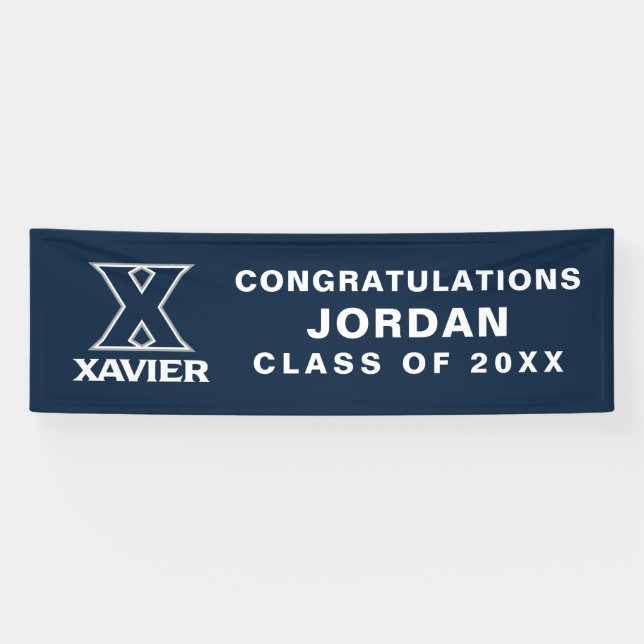 Xavier University Graduation Banner (Horizontal)