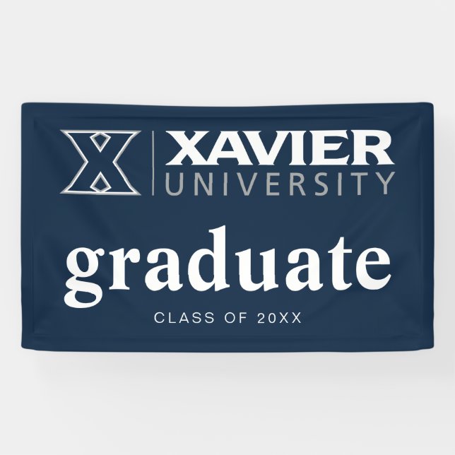 Xavier University Graduation Banner (Horizontal)