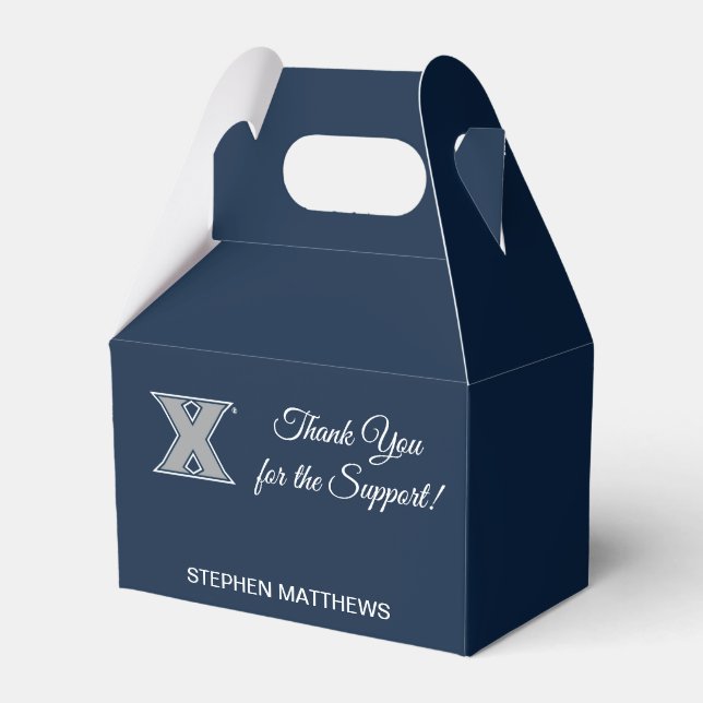 Xavier University | Graduation Favor Boxes (Front Side)