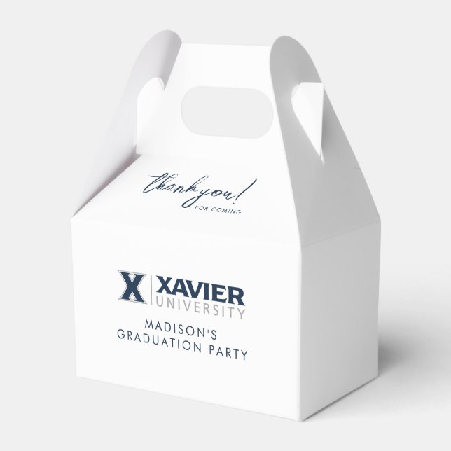 Xavier University Graduation Favor Boxes (Front Side)