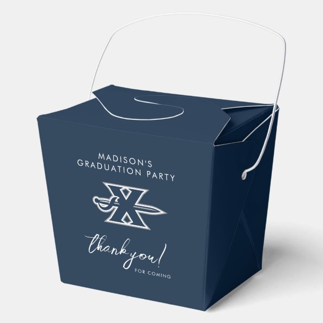Xavier University Graduation Favor Boxes (Front)