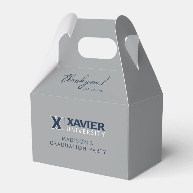 Xavier University Graduation Favor Boxes (Front Side)