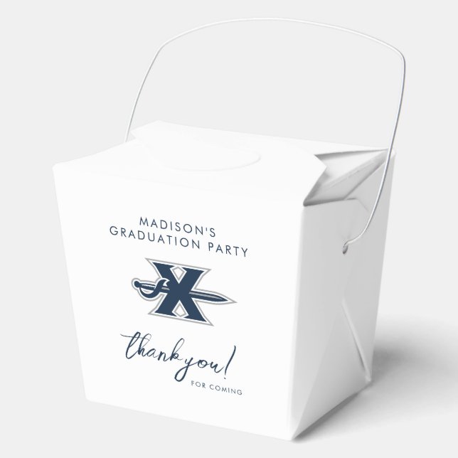 Xavier University Graduation Favor Boxes (Front)
