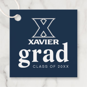 Xavier University Graduation Favor Tags